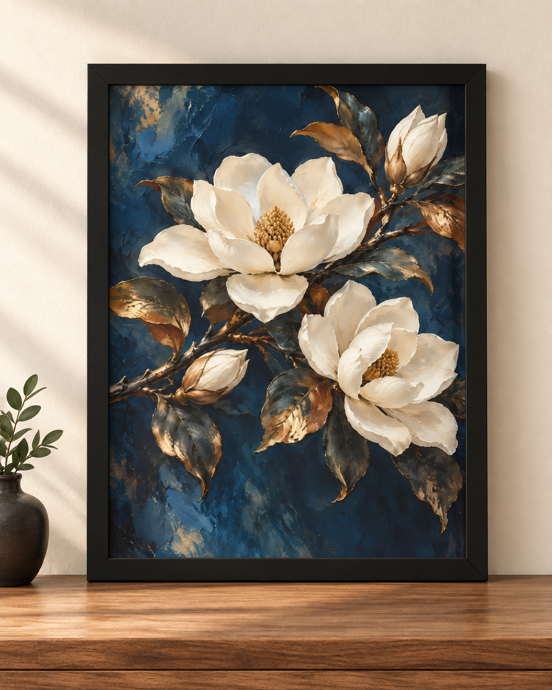 Midnight Magnolia leaning-frame styled visualization
